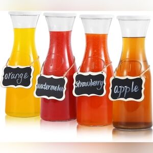 Goldarea Glass Carafe 4 Pack